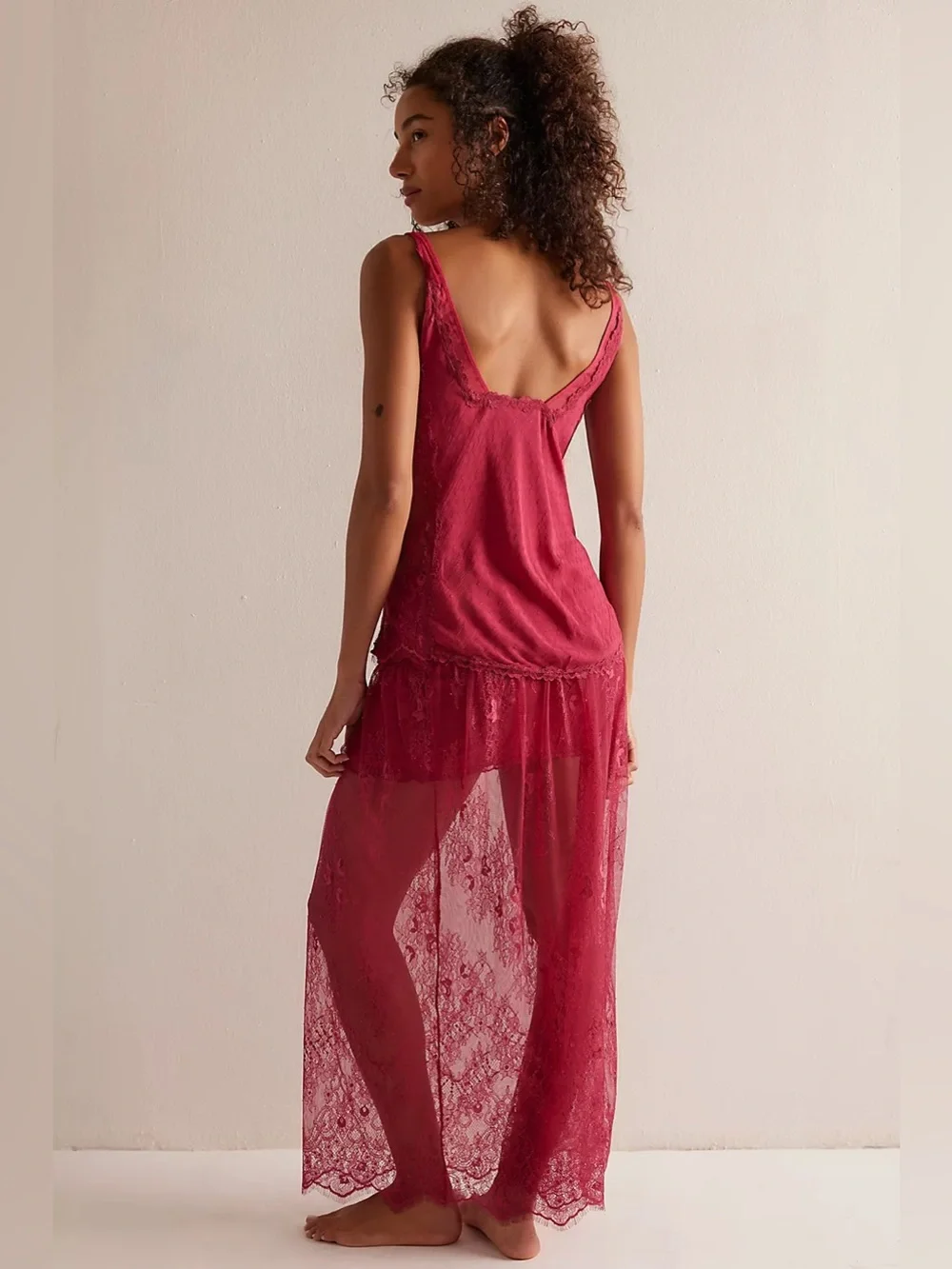 Free People Together Again Slip Skirt Set Size Medium - Picture 2 of 8